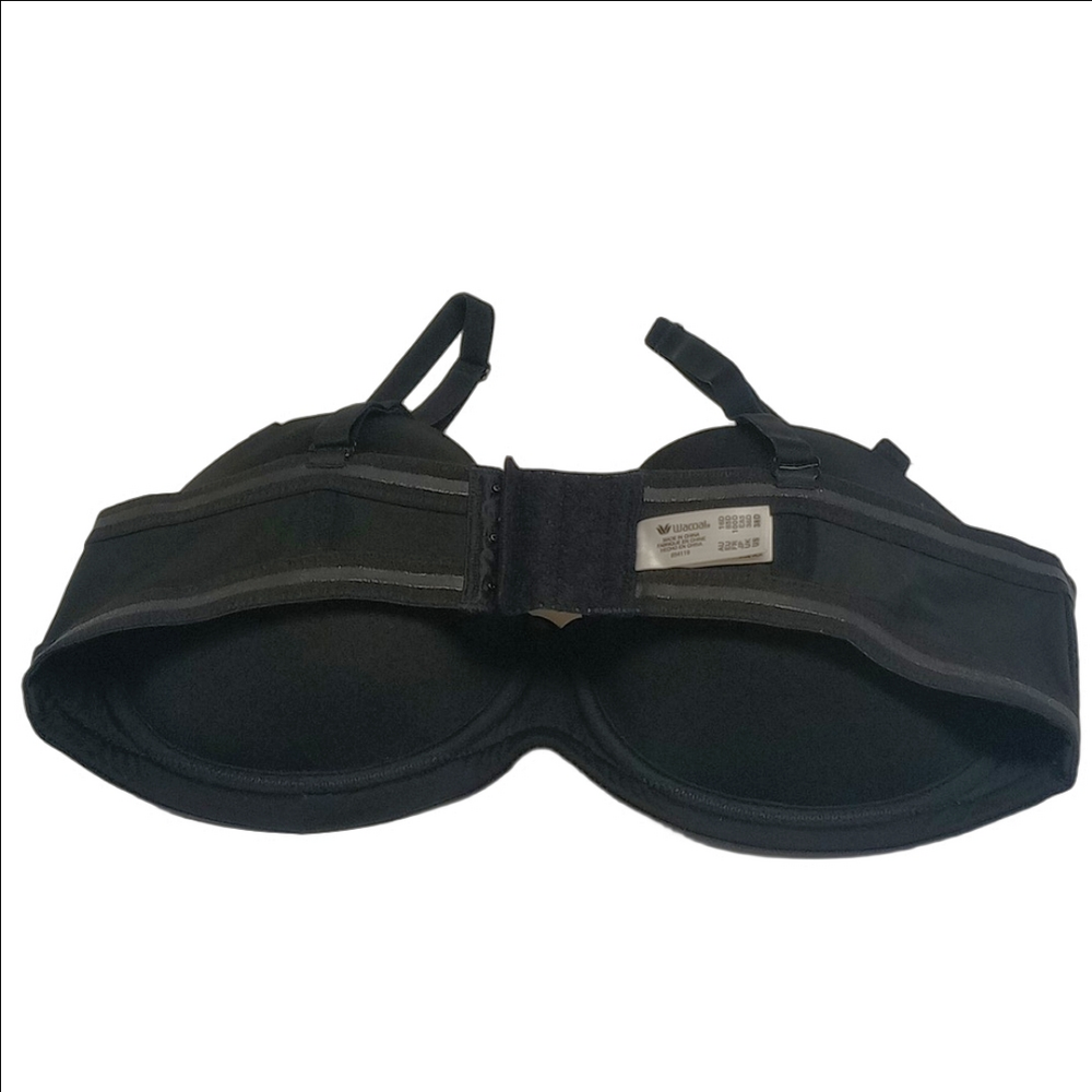 WACOAL "RED CARPET" STRAPLESS UNDERWIRE CONVERTIBLE BLACK BRA 38D ◀NWOT▶ - Picture 10 of 12